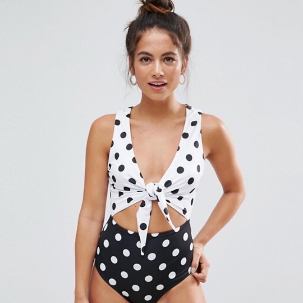 Never worn asos one piece bathing suit